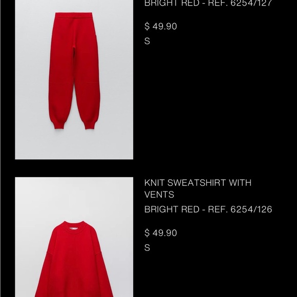 Zara Knit Sweater/joggers Set - Picture 6 of 6